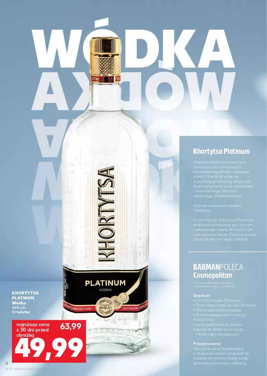 Gazetka promocyjna Kaufland - Barek Kauflandu - ważna 24.07 do 06.08.2025 - strona 4 - produkty: Cytryny, Likier, Martini, Mop, Piec, Sałat, Ser, Sok, Stek, Wino, Woda, Woda gazowana, Wódka