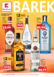 Gazetka promocyjna Kaufland - Barek Kauflandu - Gazetka - ważna od 06.08 do 06.08.2025 - strona 1 - produkty: Biały Bocian, Rum, Gin, Soplica, Bacardi, Wódka, Whisky, Likier