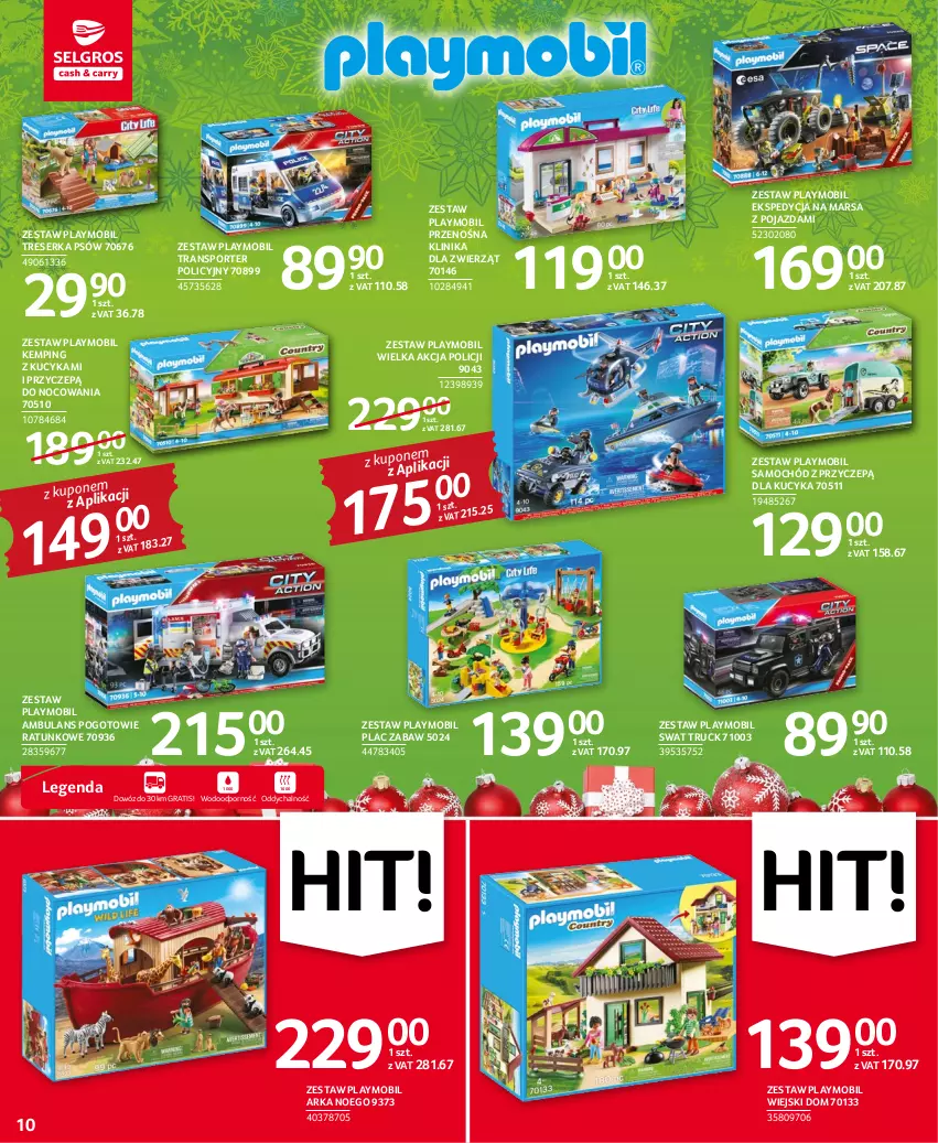 Gazetka promocyjna Selgros - Oferta przemysłowa - ważna 01.12 do 14.12.2022 - strona 10 - produkty: Gra, Mars, Mobil, Playmobil, Pojazd, Por, Samochód, Ser, Sport, Tran