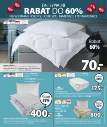 Gazetka promocyjna Jysk - Oferta tygodnia - Gazetka - ważna od 31.01 do 31.01.2023 - strona 4 - produkty: Top, Sok, Kołdra, Materac, Tera, Poduszka, Kołdra z puchu, Fa