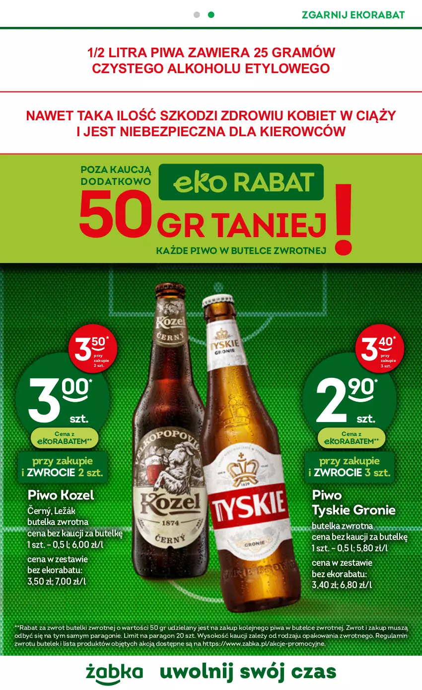 Gazetka promocyjna Żabka - ważna 23.11 do 29.11.2022 - strona 25 - produkty: Gra, Kozel, Mus, Olej, Piec, Piwa, Piwo, Sok, Tyskie