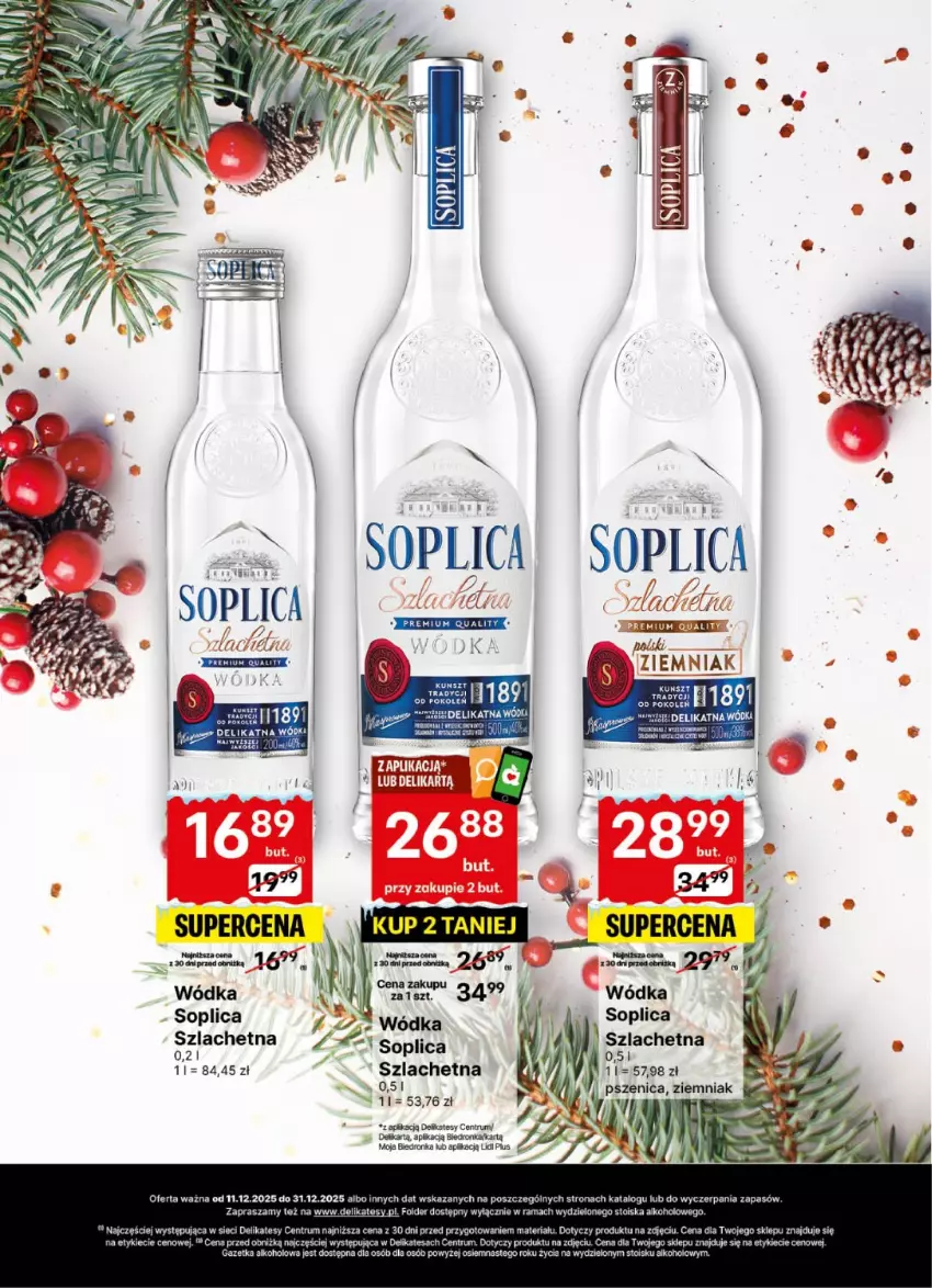 Gazetka promocyjna Delikatesy Centrum - Delibarek DC50-DC51-DC52 - ważna 11.12 do 31.12.2025 - strona 15 - produkty: Rama, Rum, Soplica, Wódka