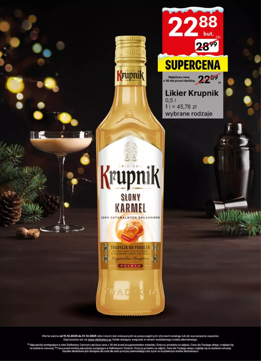 Gazetka promocyjna Delikatesy Centrum - Delibarek DC50-DC51-DC52 - ważna 11.12 do 31.12.2025 - strona 23 - produkty: Rama, Rum