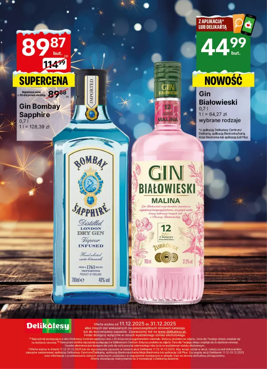 Gazetka promocyjna Delikatesy Centrum - Delibarek DC50-DC51-DC52 - ważna 11.12 do 31.12.2025 - strona 31 - produkty: Gin, Por, Rama, Rum, Tran