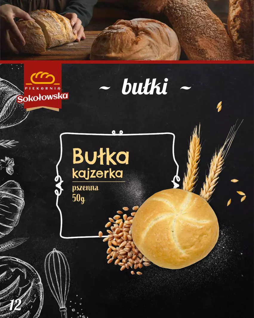 Gazetka promocyjna Topaz - Gazetka - ważna 01.01 do 31.12.2026 - strona 12 - produkty: Bułka, Kajzerka, Kajzerka pszenna