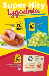 Gazetka promocyjna Topaz - Gazetka - Gazetka - ważna od 30.06 do 30.06.2021 - strona 2 - produkty: Wino, Kiełbasa, Miecz