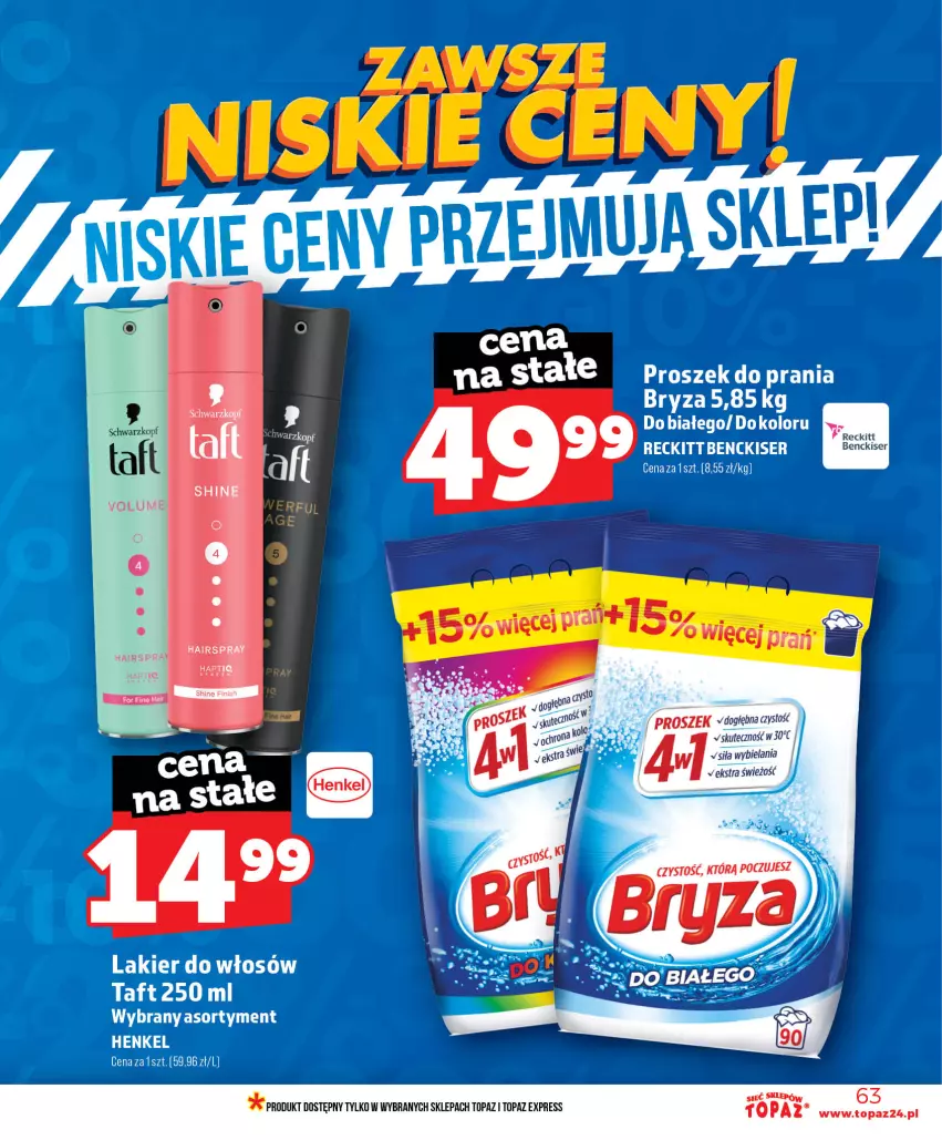 Gazetka promocyjna Topaz - Gazetka - ważna 18.06 do 24.06.2026 - strona 63 - produkty: Schwarzkopf, Ser, Top