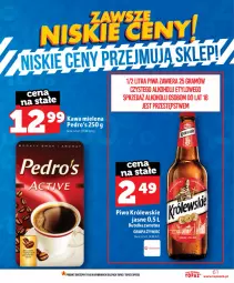 Gazetka promocyjna Topaz - Gazetka - Gazetka - ważna od 24.06 do 24.06.2026 - strona 61 - produkty: Piwa, Piwo, Top, Gra, Królewski, Kawa mielona, Kawa