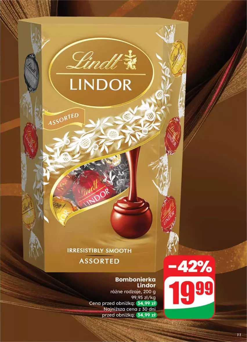 Gazetka promocyjna Dino - Gazetka 03 / 2026 - ważna 14.01 do 20.01.2026 - strona 11 - produkty: Lindor