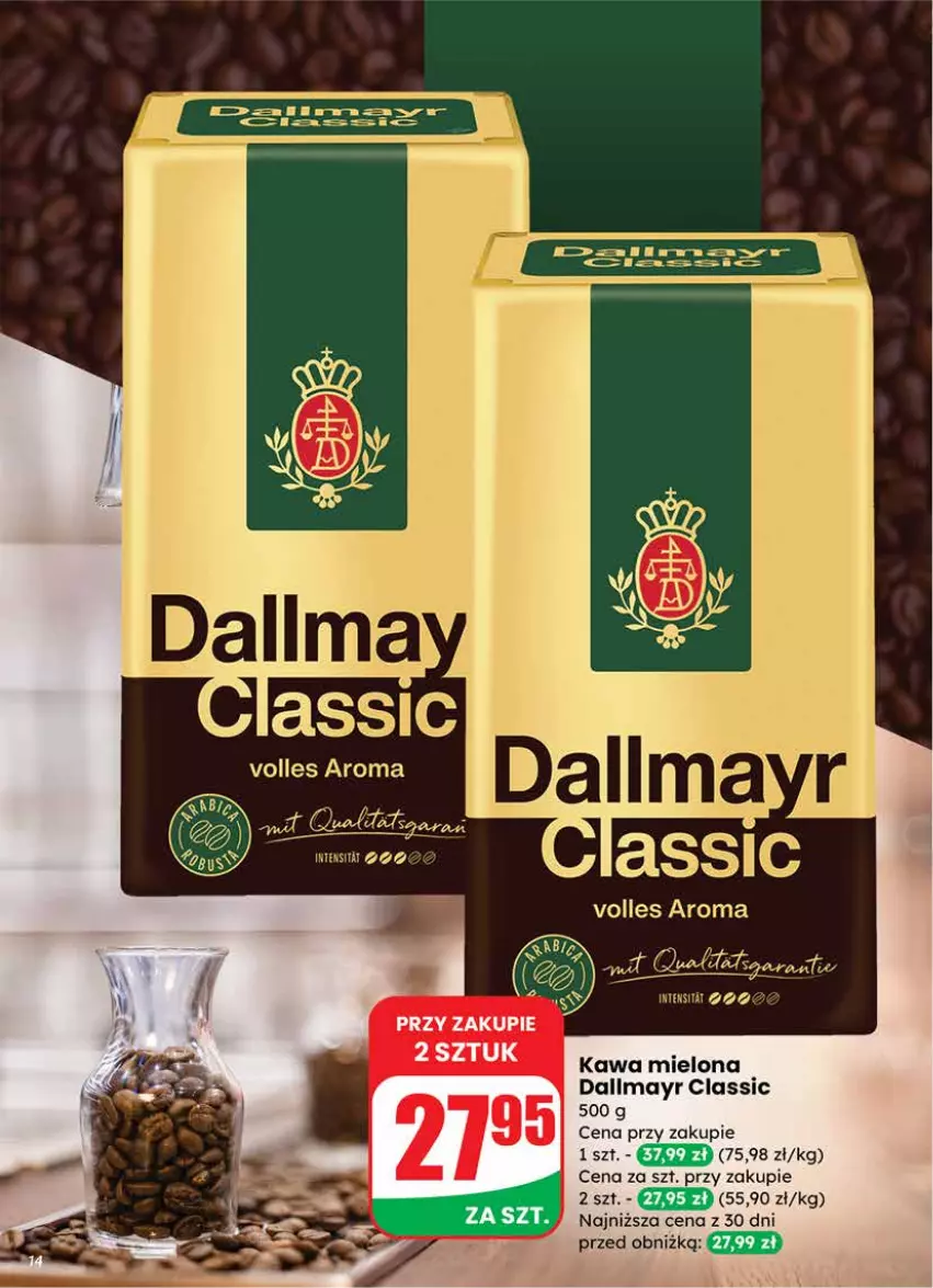 Gazetka promocyjna Dino - Gazetka 03 / 2026 - ważna 14.01 do 20.01.2026 - strona 14 - produkty: Kawa, Kawa mielona