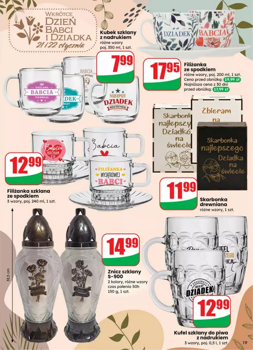 Gazetka promocyjna Dino - Gazetka 03 / 2026 - ważna 14.01 do 20.01.2026 - strona 19 - produkty: Filiżanka, LANA, Piwa, Znicz