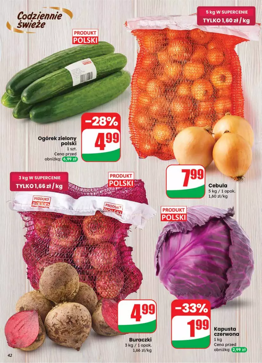 Gazetka promocyjna Dino - Gazetka 03 / 2026 - ważna 14.01 do 20.01.2026 - strona 42 - produkty: Buraczki, Cebula, NHL, Ogórek