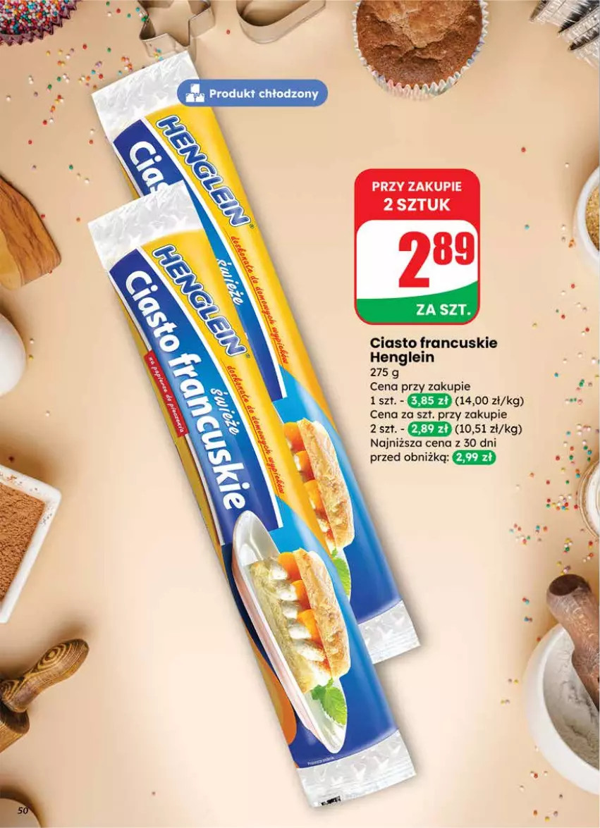 Gazetka promocyjna Dino - Gazetka 03 / 2026 - ważna 14.01 do 20.01.2026 - strona 50 - produkty: Ciasto francuskie