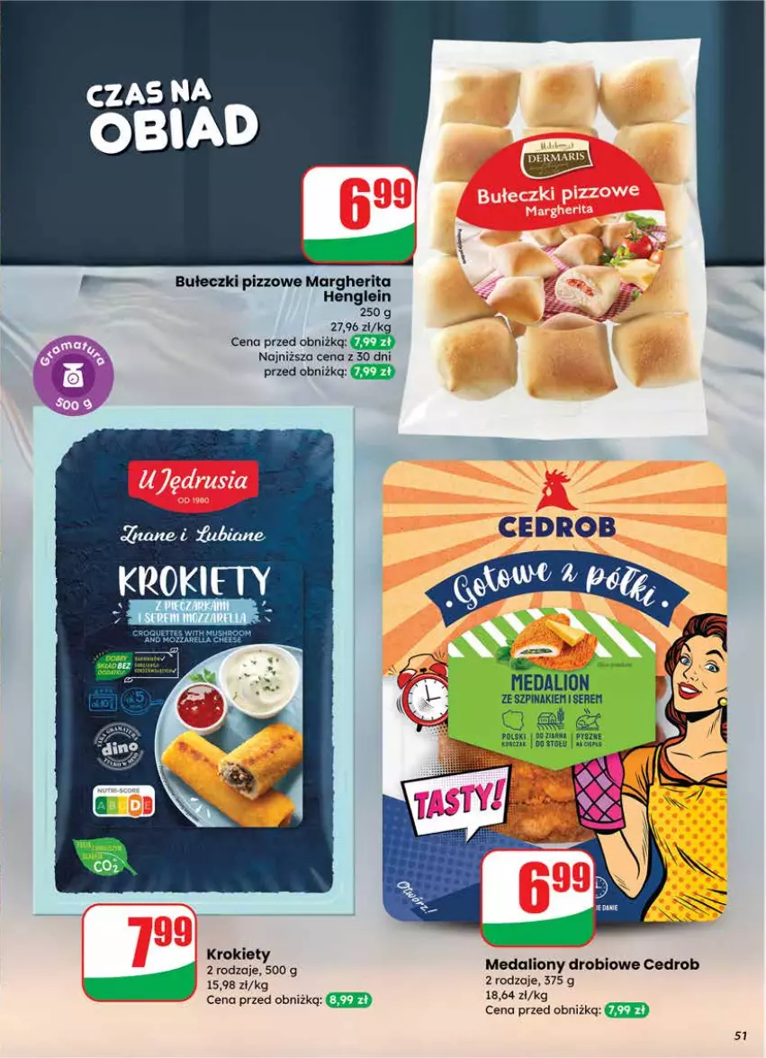 Gazetka promocyjna Dino - Gazetka 03 / 2026 - ważna 14.01 do 20.01.2026 - strona 51 - produkty: Bułeczki, Krokiety, Lion