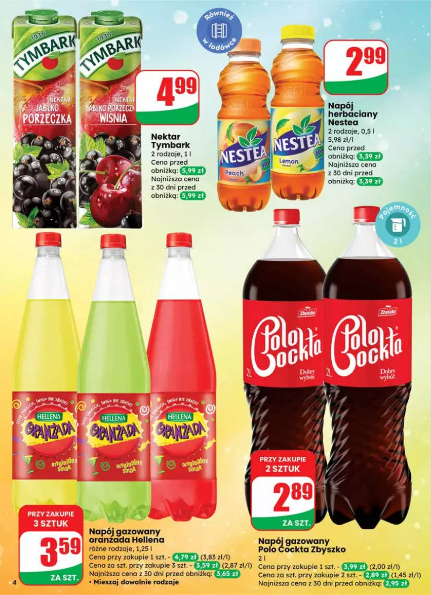 Gazetka promocyjna Dino - Gazetka 03 / 2026 - ważna 14.01 do 20.01.2026 - strona 64 - produkty: Asus, Hellena, Napój, Napój gazowany, Nektar, Nestea, Oranżada, Tymbark