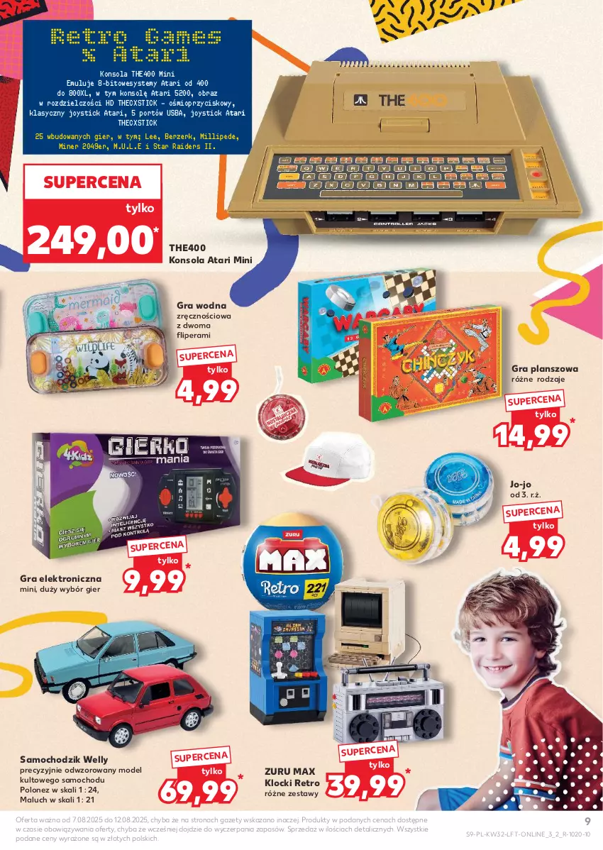 Gazetka promocyjna Kaufland - Gazetka tygodnia - ważna 07.08 do 12.08.2025 - strona 9 - produkty: Chodzik, Gra, Klocki, Konsola, Obraz, Por