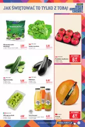 Gazetka promocyjna Makro - [Oferta promocyjna] Artykuły spożywcze - Gazetka - ważna od 18.10 do 18.10.2021 - strona 3 - produkty: Sok, Sałata masłowa, Sałat, Pomelo, Winogrona, Mieszanka sałat, Wino, Masło, Pomidory
