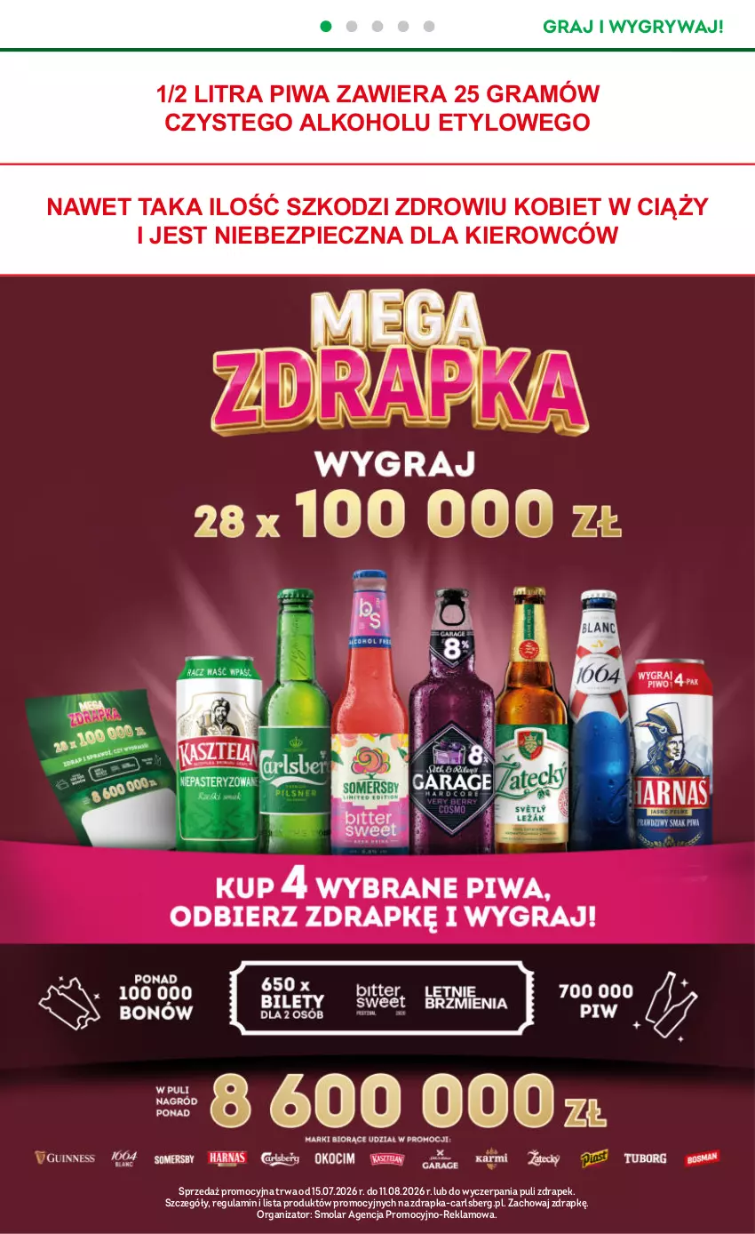 Gazetka promocyjna Żabka - gazetka-promocyjna-31-32-2026 - ważna 29.07 do 11.08.2026 - strona 14 - produkty: Carlsberg, Gra, Gry, Mola, Piec, Piwa