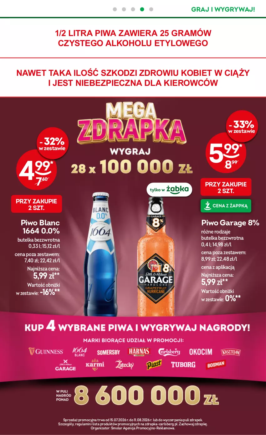 Gazetka promocyjna Żabka - gazetka-promocyjna-31-32-2026 - ważna 29.07 do 11.08.2026 - strona 17 - produkty: Carlsberg, Gra, Gry, Mola, Piec, Piwa, Piwo