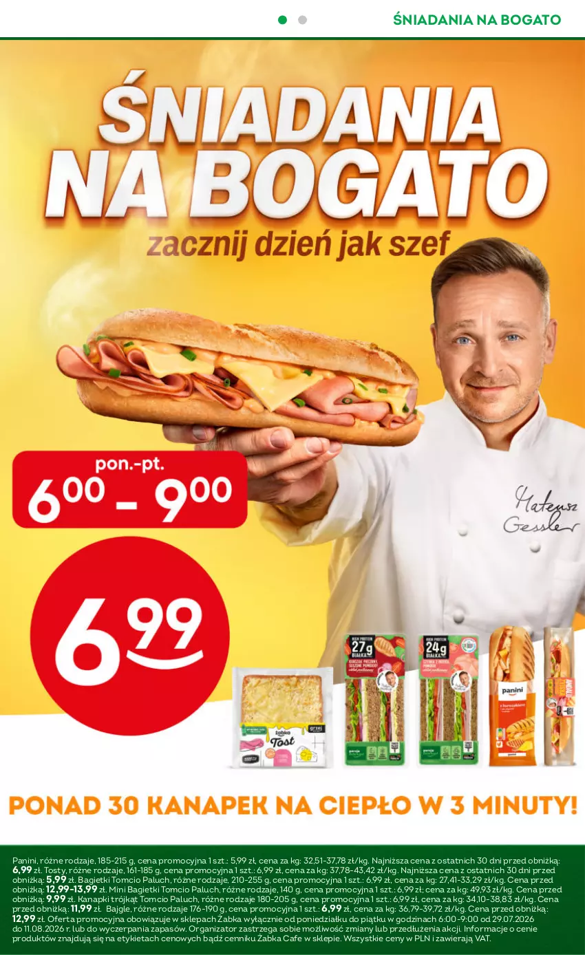 Gazetka promocyjna Żabka - gazetka-promocyjna-31-32-2026 - ważna 29.07 do 11.08.2026 - strona 2 - produkty: Bajgle