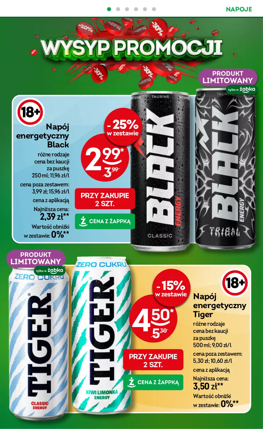 Gazetka promocyjna Żabka - gazetka-promocyjna-31-32-2026 - ważna 29.07 do 11.08.2026 - strona 24 - produkty: Lack, Napój, Napój energetyczny, Napoje, Tiger