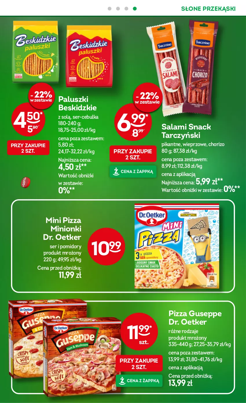 Gazetka promocyjna Żabka - gazetka-promocyjna-31-32-2026 - ważna 29.07 do 11.08.2026 - strona 33 - produkty: Beskidzki, Dr. Oetker, Pizza, Pomidory, Salami, Ser, Tarczyński