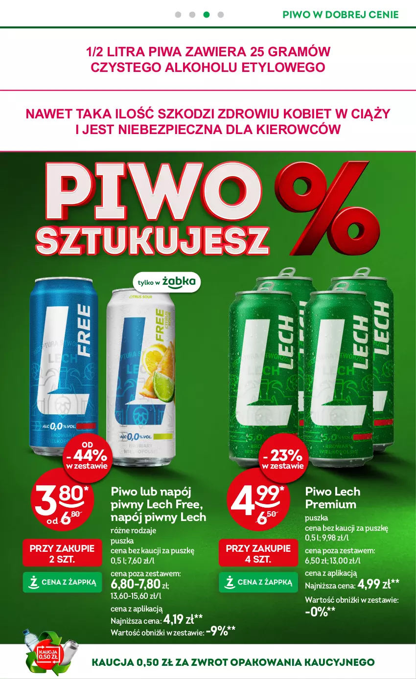 Gazetka promocyjna Żabka - gazetka-promocyjna-31-32-2026 - ważna 29.07 do 11.08.2026 - strona 45 - produkty: Gra, Lech Premium, Napój, Piec, Piwa, Piwo
