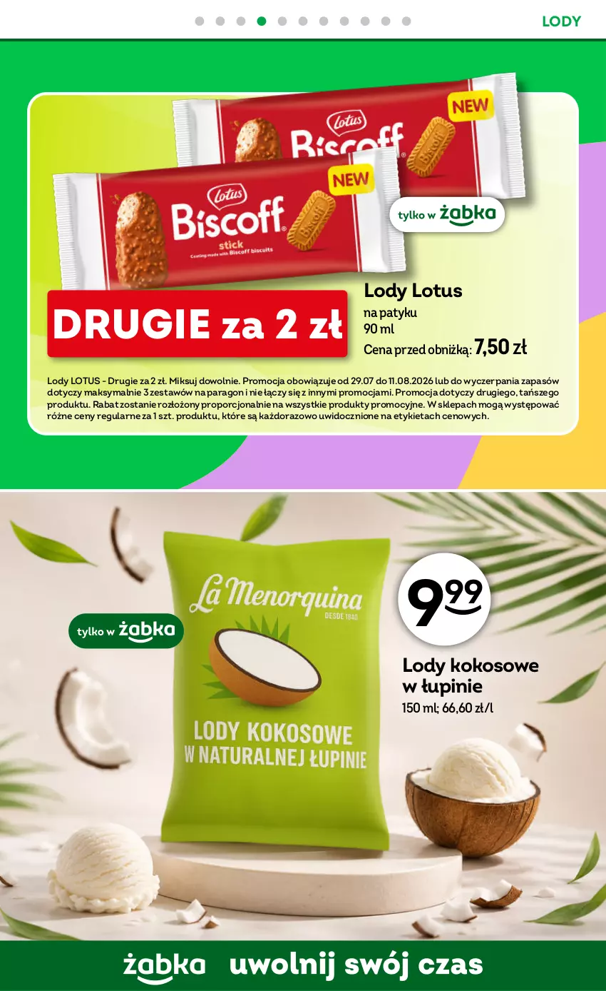 Gazetka promocyjna Żabka - gazetka-promocyjna-31-32-2026 - ważna 29.07 do 11.08.2026 - strona 51 - produkty: Kokos, Lody, Por