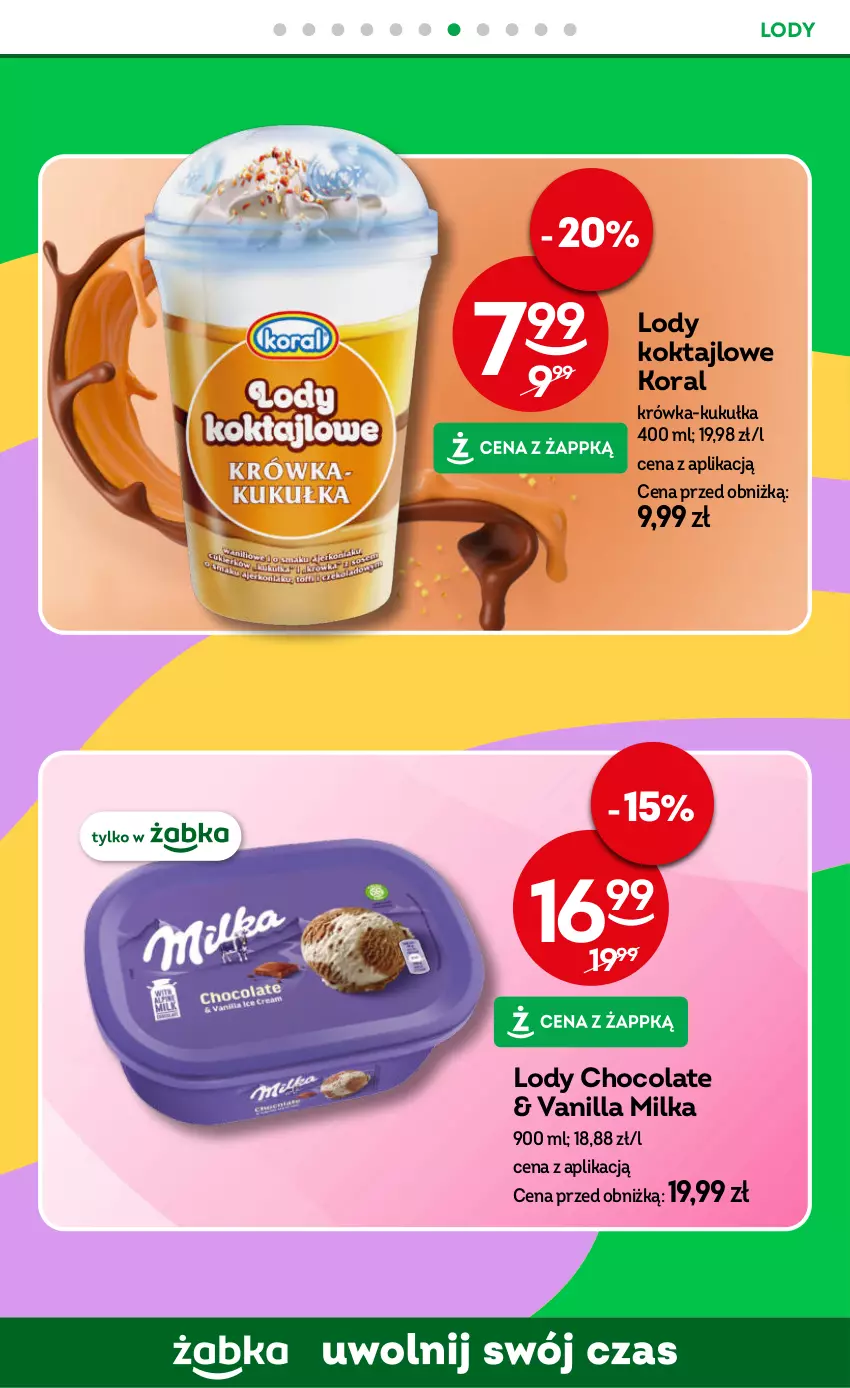 Gazetka promocyjna Żabka - gazetka-promocyjna-31-32-2026 - ważna 29.07 do 11.08.2026 - strona 54 - produkty: Lody, Milka