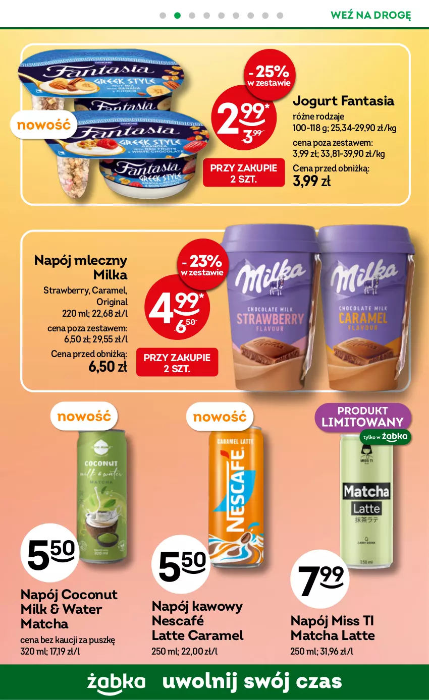 Gazetka promocyjna Żabka - gazetka-promocyjna-31-32-2026 - ważna 29.07 do 11.08.2026 - strona 71 - produkty: Fa, Fanta, Gin, Jogurt, Milka, Napój, Napój mleczny, Nescafé