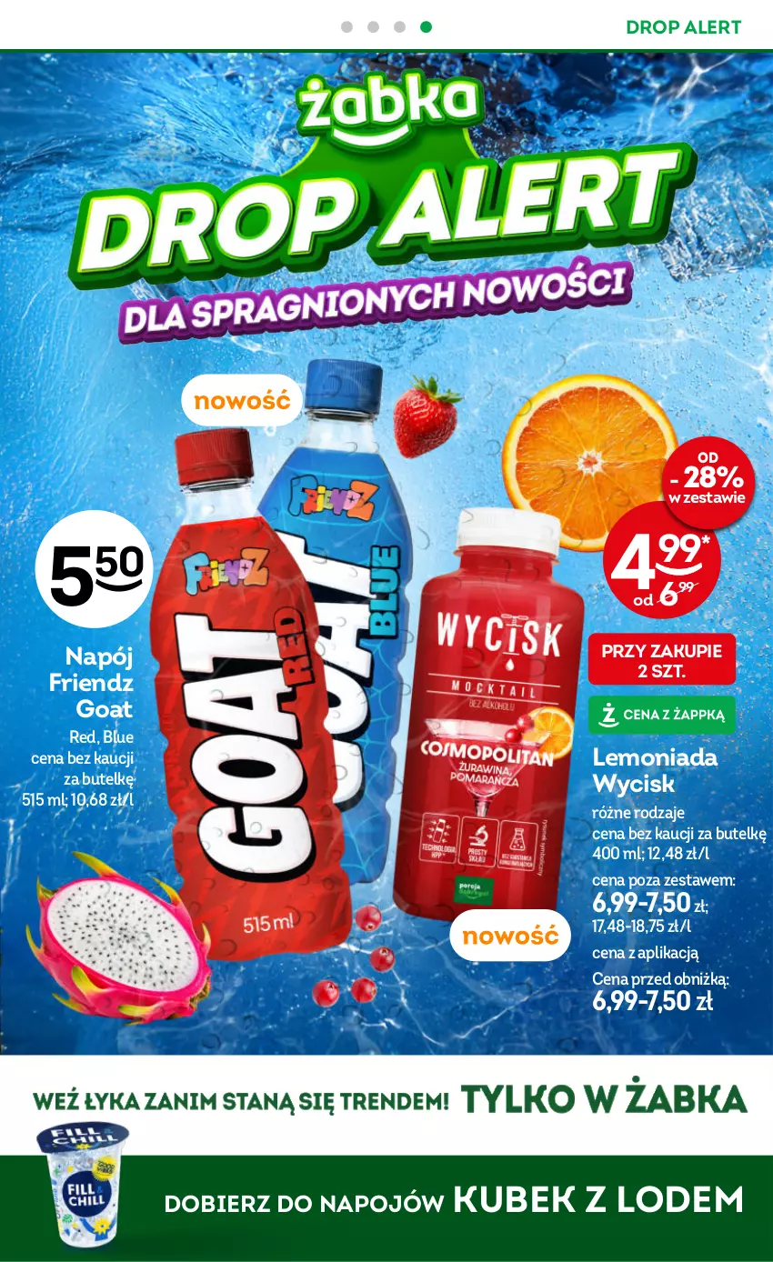 Gazetka promocyjna Żabka - gazetka-promocyjna-31-32-2026 - ważna 29.07 do 11.08.2026 - strona 9 - produkty: Kubek, Lemoniada, Napój