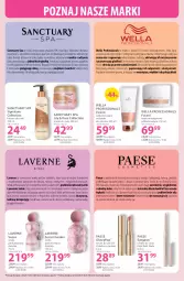 Gazetka promocyjna Hebe - Gazetka - Gazetka - ważna od 26.05 do 26.05.2026 - strona 10 - produkty: Woda perfumowana, Makijaż, Ser, Rum, Por, Balsam do ciała, Sanctuary Spa, Perfum, Sandał, PAESE, Fusion, Wella, Serum, Kredka, Masło do ciała, Bukiet, Nuty, Odżywka, Woda, Masło, Maska, Grejpfrut