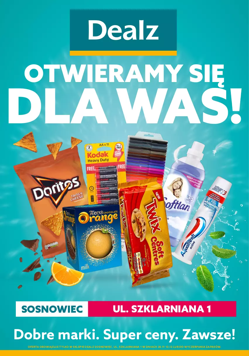 Gazetka promocyjna Dealz - WIELKIE OTWARCIE 19.11.2022 🥳ul. Szklarniana 1, Sosnowiec - ważna 19.11 do 03.12.2022 - strona 1 - produkty: Sos