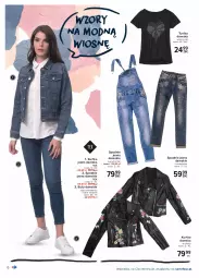Gazetka promocyjna Carrefour - Gazetka Wyznaczaj wiosenne trendy - Gazetka - ważna od 17.04 do 17.04.2021 - strona 6 - produkty: Sneakersy, Buty, Spodnie jeans, Kurtka, Ozdoba, Spodnie, Tunika
