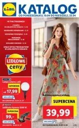 Gazetka promocyjna Lidl - GAZETKA - Gazetka - ważna od 25.04 do 25.04.2021 - strona 1 - produkty: Por, Szlifierka kątowa, Rower, Szlifierka, Sukienka, Grill, Lampa, Lanki