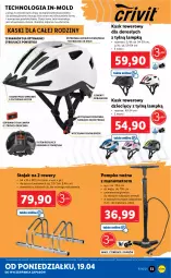 Gazetka promocyjna Lidl - GAZETKA - Gazetka - ważna od 25.04 do 25.04.2021 - strona 13 - produkty: Por, Noż, Ryba, Stojak, Kask, Materac, Tera, Pompka, Rower, Dzieci