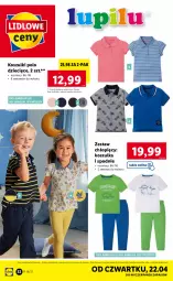 Gazetka promocyjna Lidl - GAZETKA - Gazetka - ważna od 25.04 do 25.04.2021 - strona 32 - produkty: Kosz, Koszulka, Dzieci, Spodnie