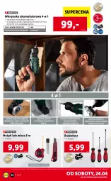 Gazetka promocyjna Lidl - GAZETKA - Gazetka - ważna od 25.04 do 25.04.2021 - strona 38 - produkty: Top, Noż, Walizka, Warka, Tarka, Wkręt, Wkrętarka, Akumulator