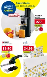 Gazetka promocyjna Lidl - GAZETKA - Gazetka - ważna od 25.04 do 25.04.2021 - strona 39 - produkty: Noż, Wyciskarka wolnoobrotowa, Pościel, Nożyce, Wyciskarka, Akumulator