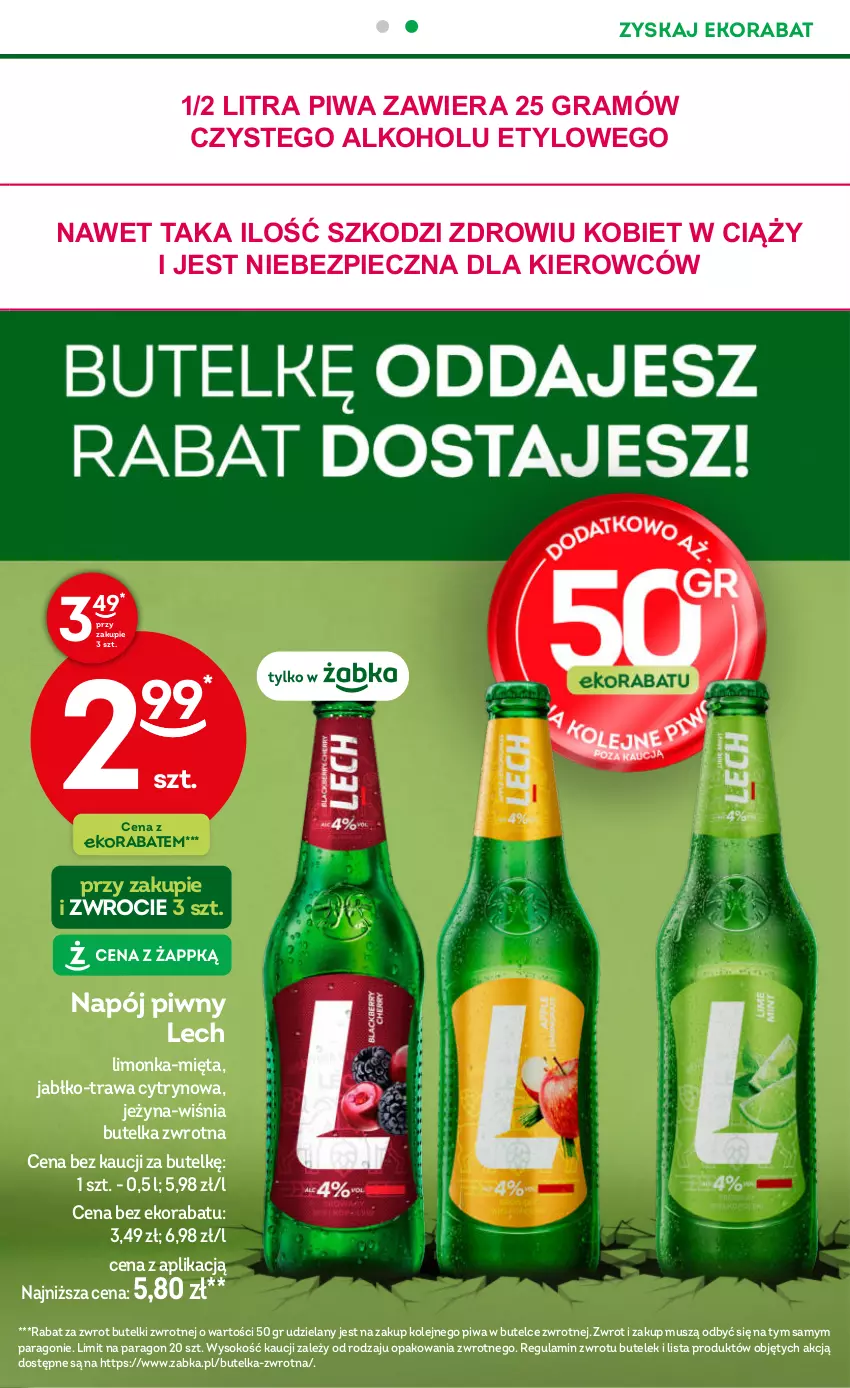 Gazetka promocyjna Żabka - ważna 10.09 do 23.09.2025 - strona 17 - produkty: Gra, Limonka, Mięta, Mus, Napój, Olej, Piec, Piwa, Sok