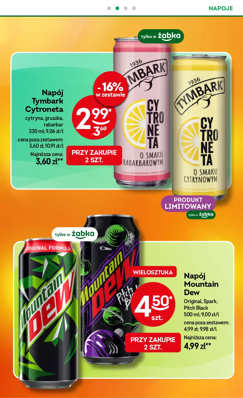 Gazetka promocyjna Żabka - ważna 10.09 do 23.09.2025 - strona 27 - produkty: Gin, Lack, Napój, Napoje, Tymbark