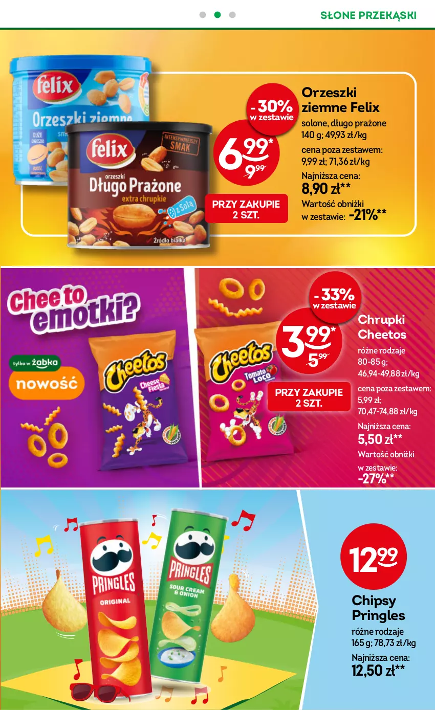 Gazetka promocyjna Żabka - ważna 10.09 do 23.09.2025 - strona 31 - produkty: Cheetos, Chipsy, Chrupki, Felix, Orzeszki, Pringles