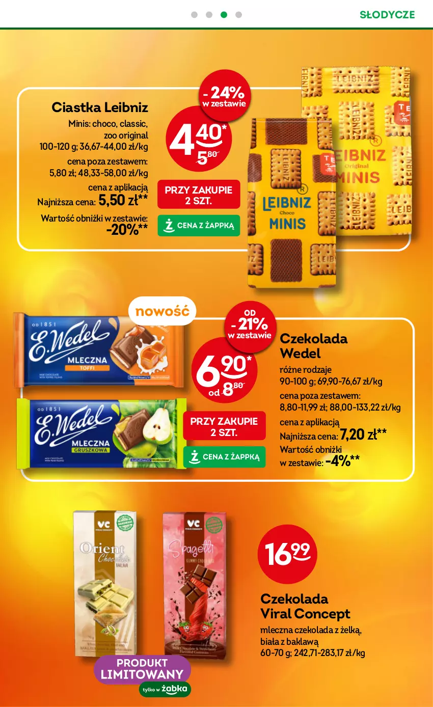 Gazetka promocyjna Żabka - ważna 10.09 do 23.09.2025 - strona 35 - produkty: Ciastka, Czekolada, Gin
