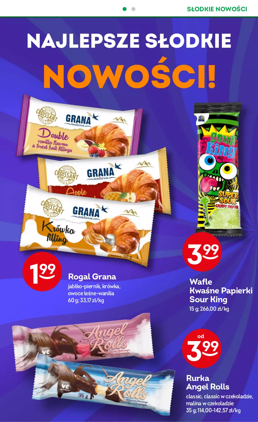 Gazetka promocyjna Żabka - ważna 10.09 do 23.09.2025 - strona 38 - produkty: Gra, Owoce, Papier, Piernik, Rogal, Wafle