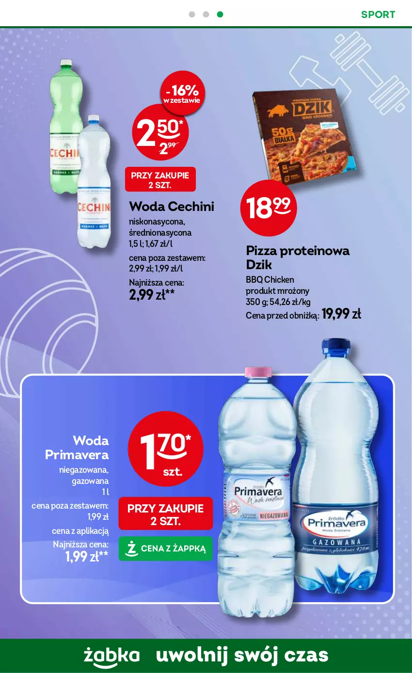 Gazetka promocyjna Żabka - ważna 10.09 do 23.09.2025 - strona 62 - produkty: Pizza, Por, Prima, Primavera, Sport, Woda