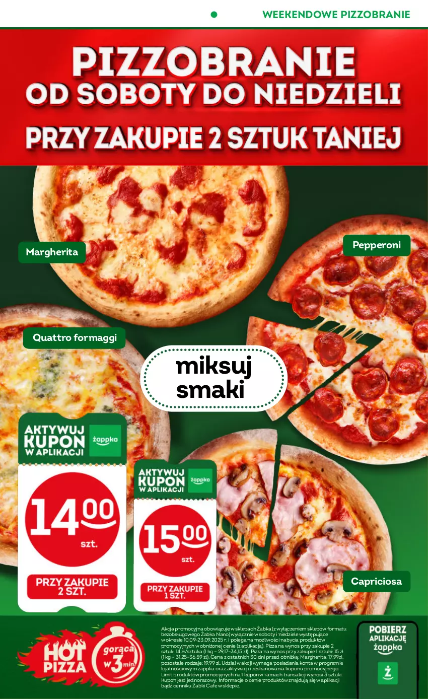 Gazetka promocyjna Żabka - ważna 10.09 do 23.09.2025 - strona 73 - produkty: Gra, Maggi, Pizza, Rama, Tran