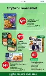 Gazetka promocyjna Żabka - Gazetka - ważna od 23.09 do 23.09.2025 - strona 72 - produkty: Frosta, Stek, Pizza, Lasagne, Frytki, Szpinak
