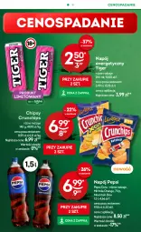 Gazetka promocyjna Żabka - Gazetka - ważna od 23.09 do 23.09.2025 - strona 8 - produkty: Napój energetyczny, Chipsy, Mirinda, Pepsi, Tiger, Crunchips, Cenos, Napój