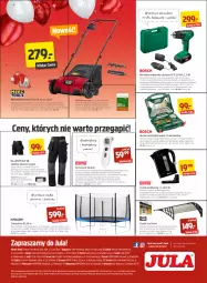 Gazetka promocyjna Jula - Gazetka - Gazetka - ważna od 25.04 do 25.04.2021 - strona 8 - produkty: Piec, Top, Sok, Rum, Por, Inka, Przewód, Miarka, Termometr, Czajnik elektryczny, Czajnik, Walizka, O nas, Tera, Warka, Tarka, Pasek, Siatka, Silan, Wkręt, Wkrętarka, Zestaw wierteł, Spodnie, Drzwi zewnętrzne, Waga, Drzwi, Akumulator, Fa