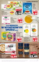 Gazetka promocyjna Kaufland - OFERTA TYGODNIA - Gazetka - ważna od 24.08 do 24.08.2022 - strona 29 - produkty: Kawa rozpuszczalna, Kawa, Herbata czarna, Loyd, Tetley, Lipton, Davidoff, Herbata, Segafredo, Herbata owocowa